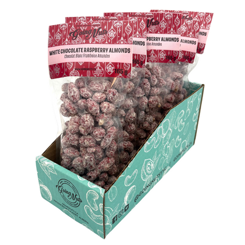 White Chocolate Raspberry Almonds - Volume Discount (5-Packs)