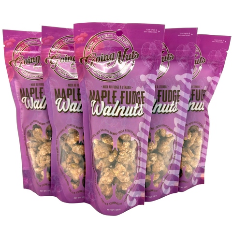 Maple Fudge Walnuts - Volume Discount (5-Packs)