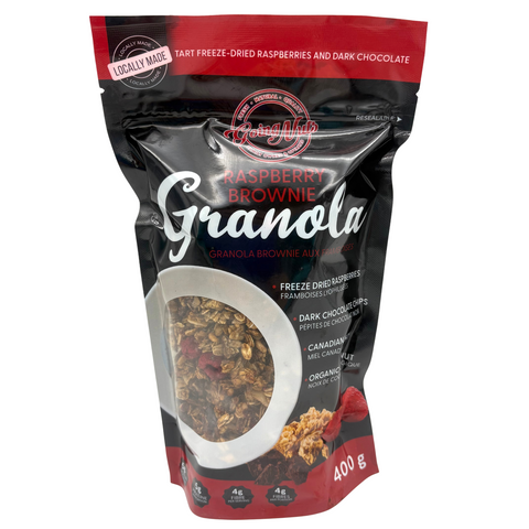 Raspberry Brownie Granola