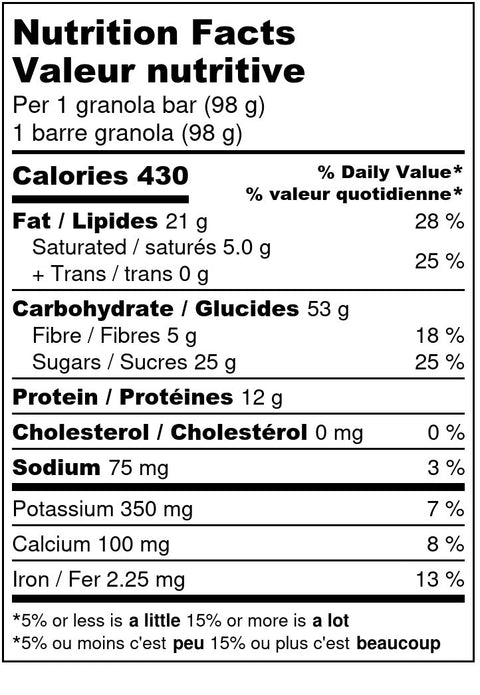 Chocolate Chaos Granola Bar (Previously Chocolate Peanut Butter INSANITY) - Going Nuts